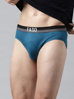 Faso Men's Cotton Outer Elastic Brief(Pack of 2)