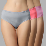 Faso Women's Cotton Inner Hipster (Pack of 3)
