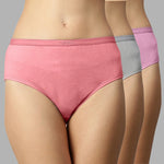 Faso Women's Outer Elastic Hipster (Pack of 3)