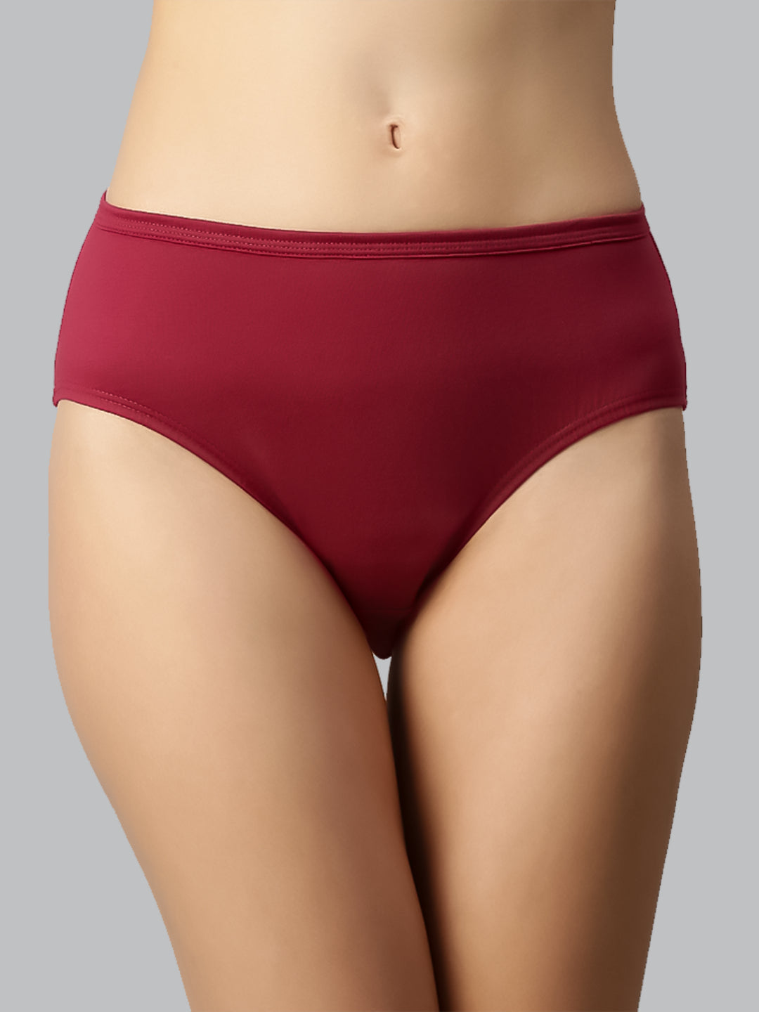 Faso Women's Cotton Inner Elastic Hipster (Pack of 2)