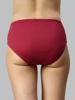 Faso Women's Cotton Inner Elastic Hipster (Pack of 2)