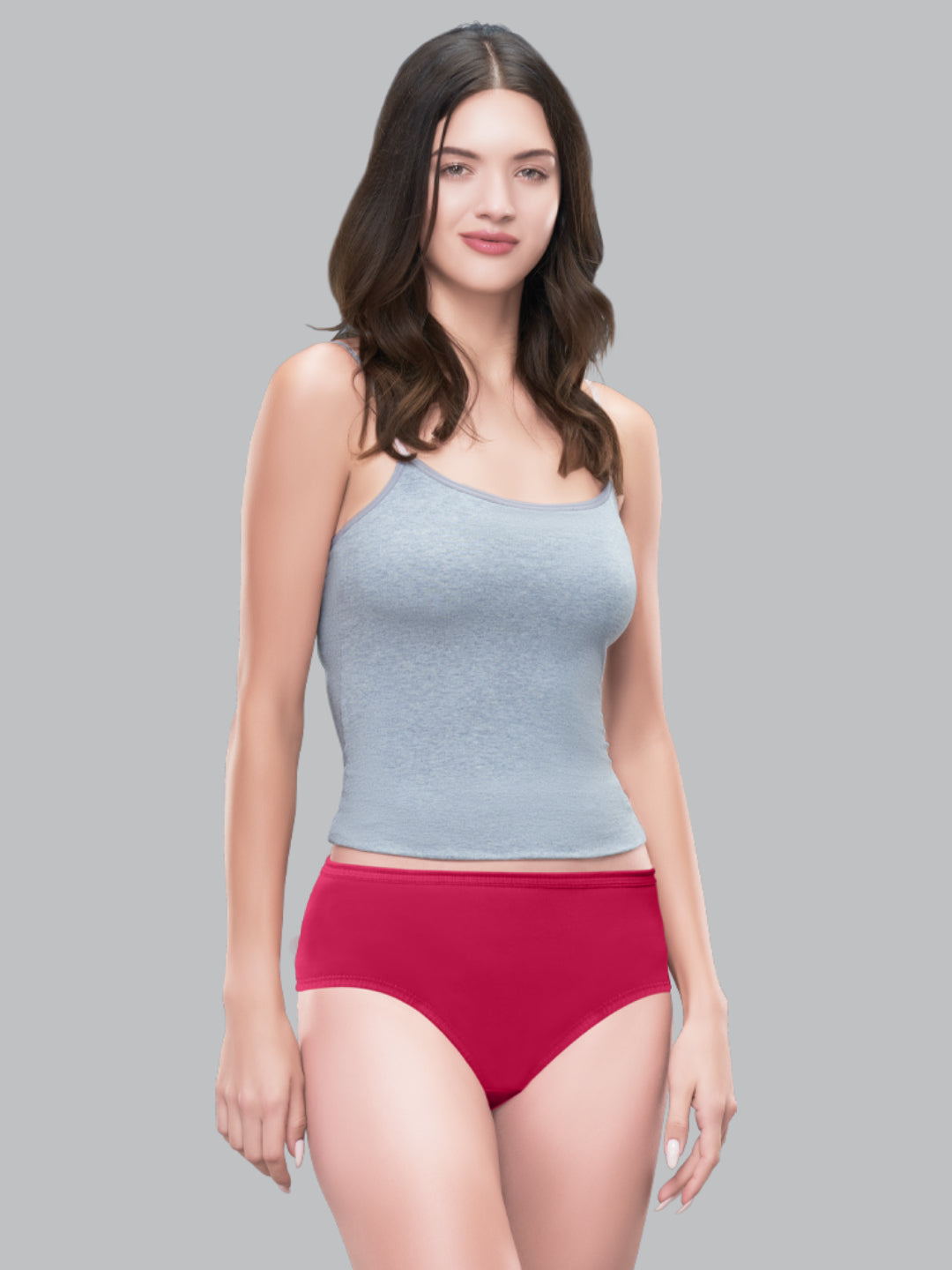 Faso Women's Cotton Inner Elastic Hipster (Pack of 2)