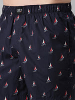 Faso Men's Cotton Printed Woven Boxer Shorts