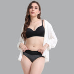 FASO Women’s Cotton Blend Lace Hipster Panties Pack of 3