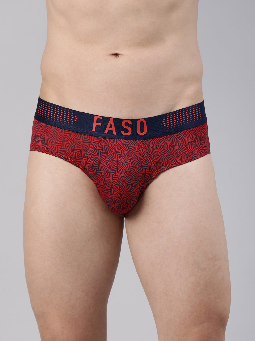 Faso Men's Premium Micro Modal Printed Brief