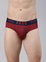Faso Men's Premium Micro Modal Printed Brief