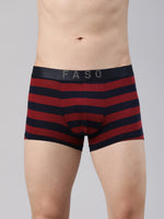 Faso Men's Cotton Yarn Dyed Striped Trunk