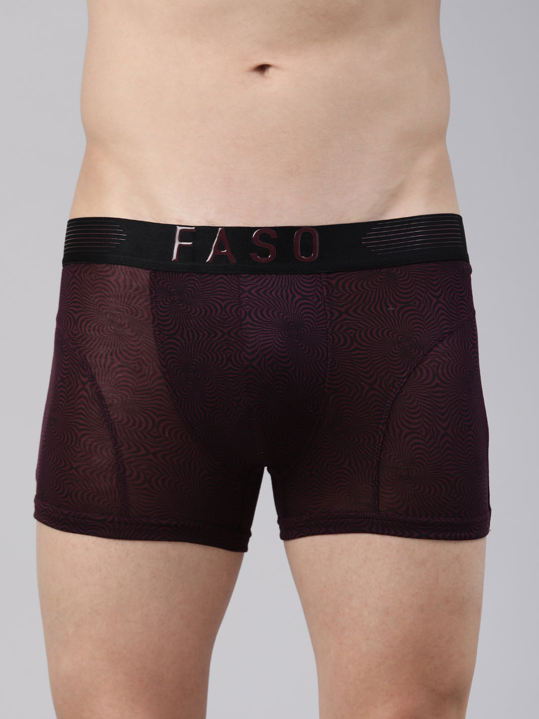 Faso Men's Premium Micro Modal Printed Trunk