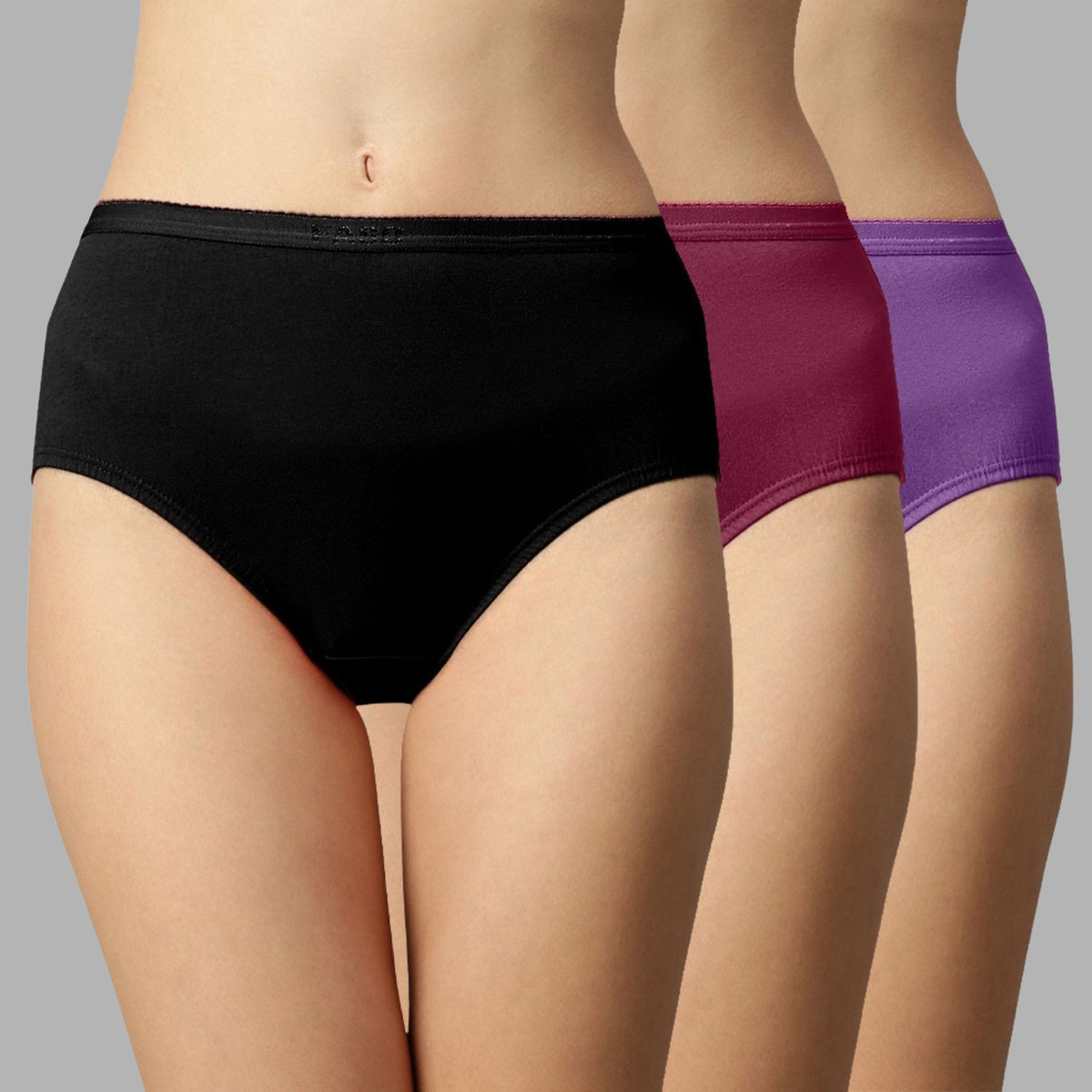 Faso Women's Cotton Inner Hipster (Pack of 3)