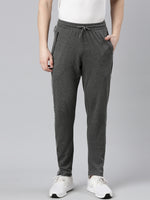 Faso Men's Cotton Side Seam Piping Track Pant