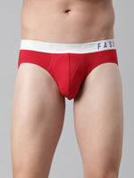 Faso Men's Cotton Metallic Elastic Brief