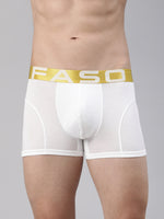 Faso Men's White Premium Micro Modal Trunk