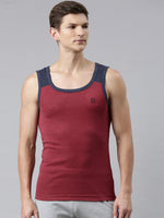 Faso Men's Cotton Color Vest