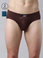 Faso Men's Cotton Inner Elastic Brief (Pack of 2)