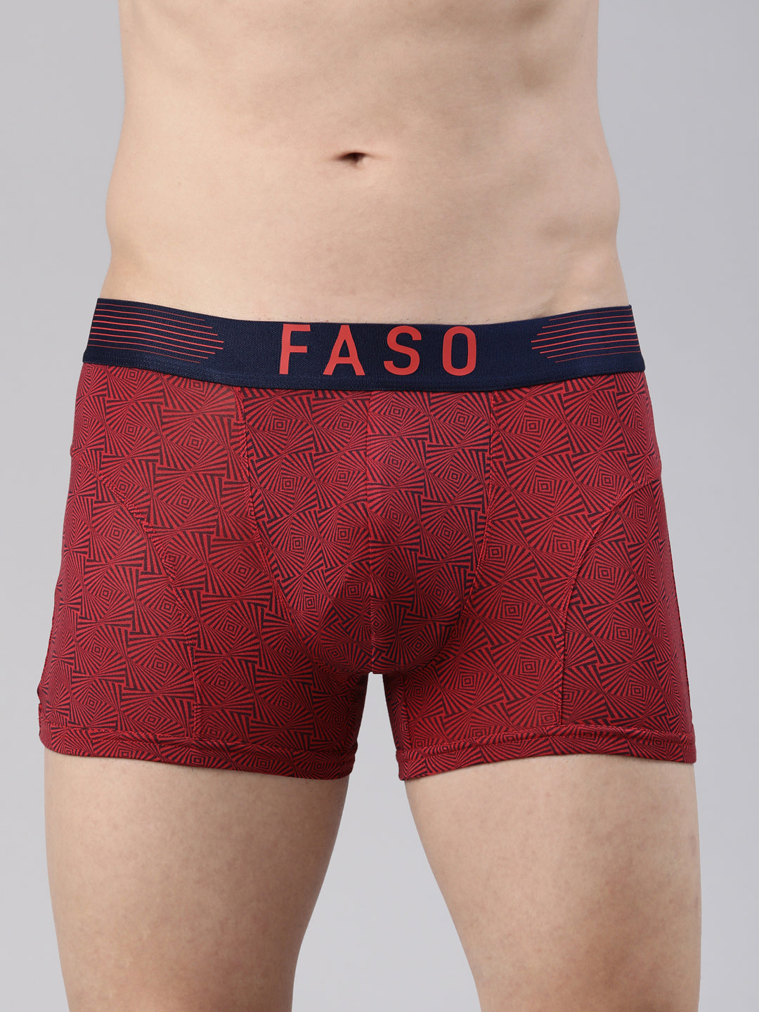 Faso Men's Premium Micro Modal Printed Trunk
