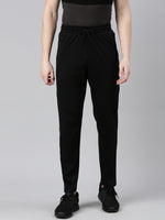 Faso Men's Cotton Side Seam Piping Track Pant