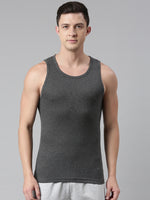 Faso Men's Cotton Rib Comfort Color Vest