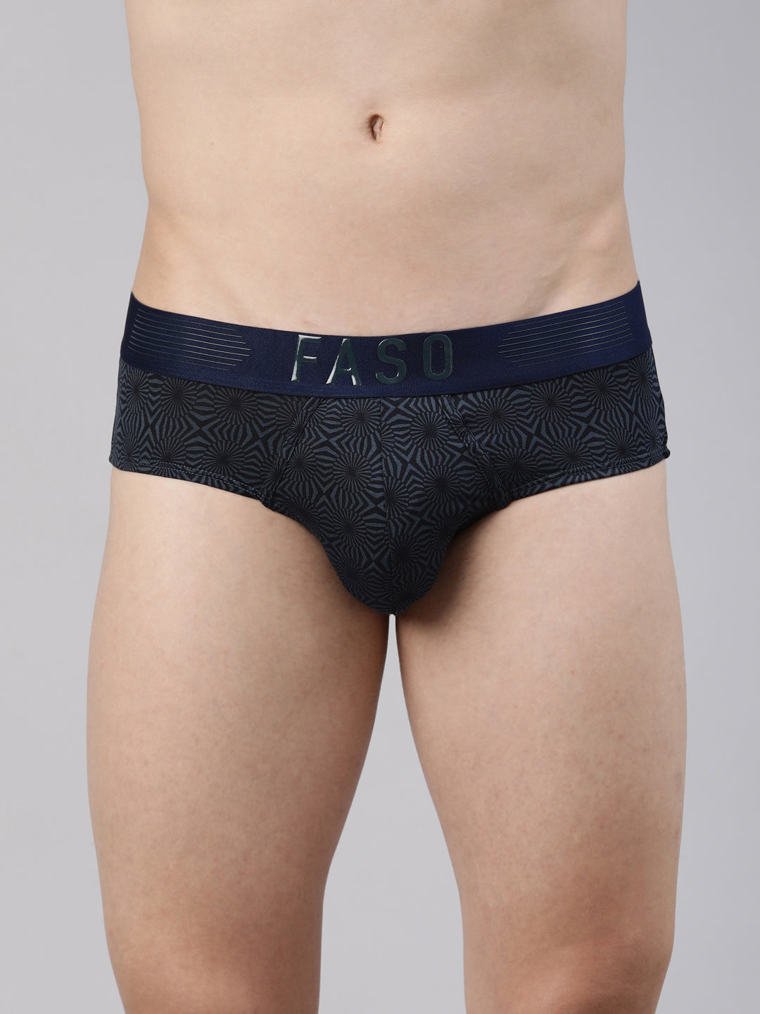 Faso Men's Premium Micro Modal Printed Brief