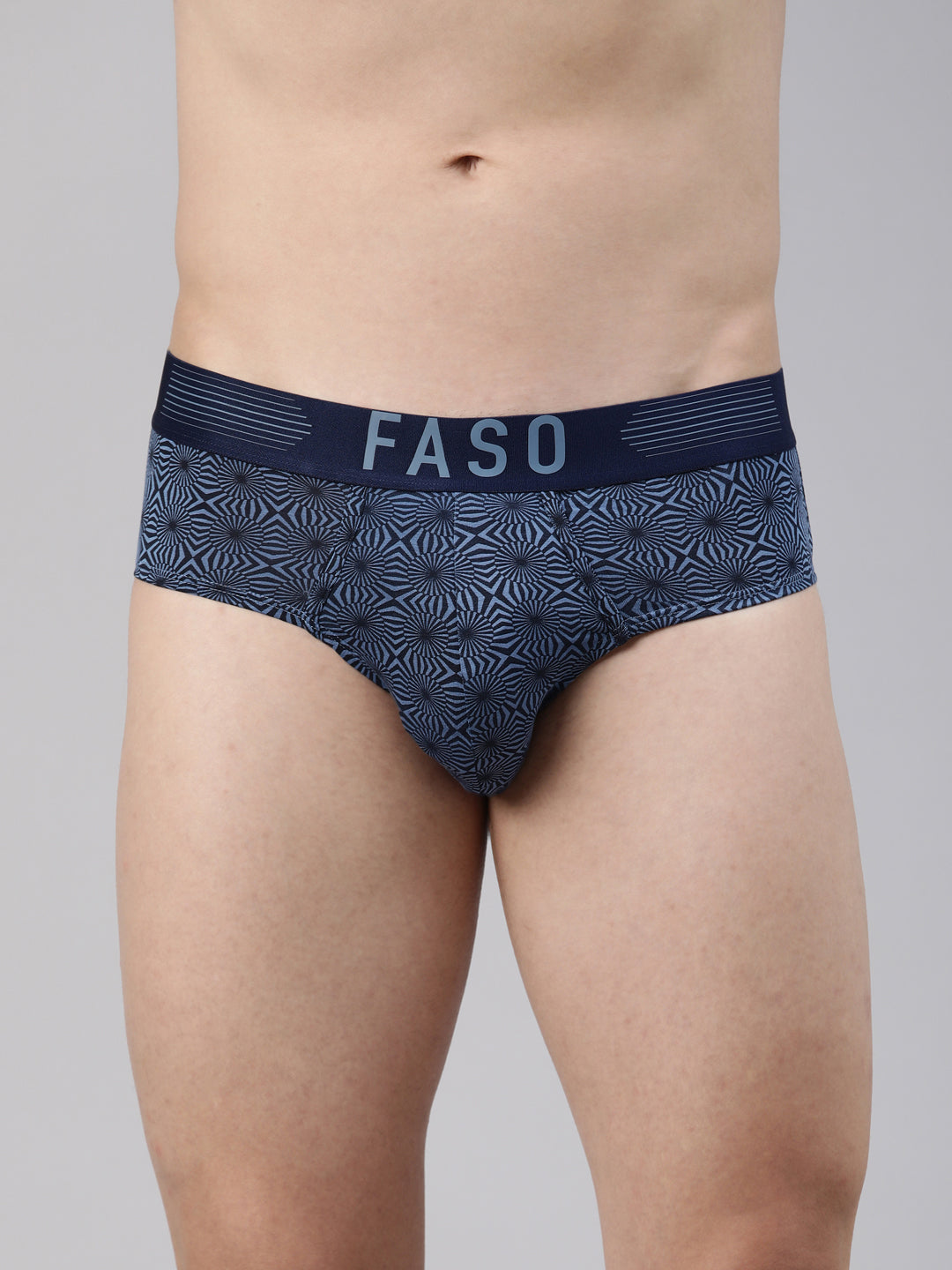 Faso Men's Premium Micro Modal Printed Brief