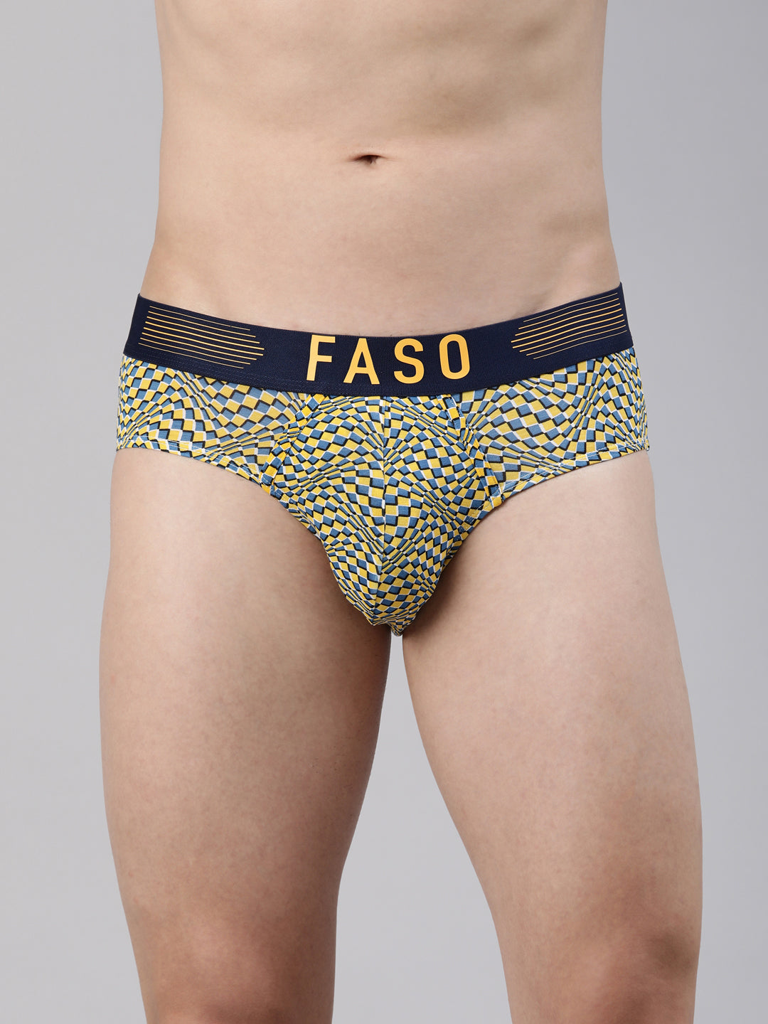 Faso Men's Premium Micro Modal Printed Brief