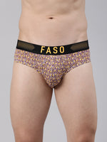 Faso Men's Premium Micro Modal Printed Brief