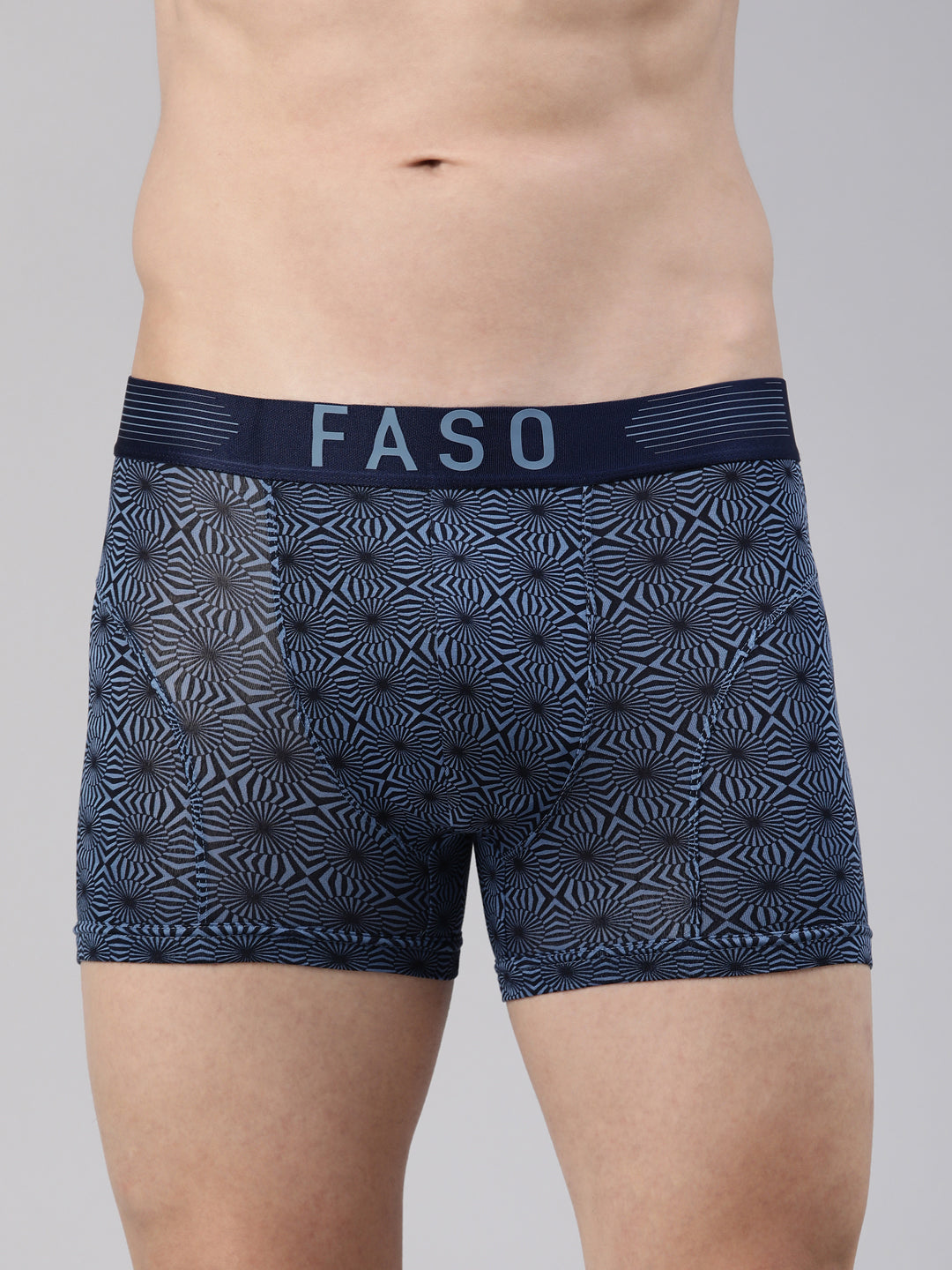 Faso Men's Premium Micro Modal Printed Trunk