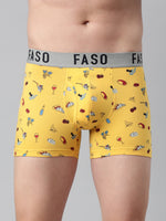 Faso Men's Cotton Printed Trunk