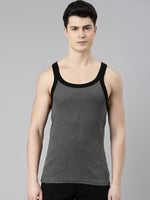 Faso Men's Cotton Racerback Color Vest