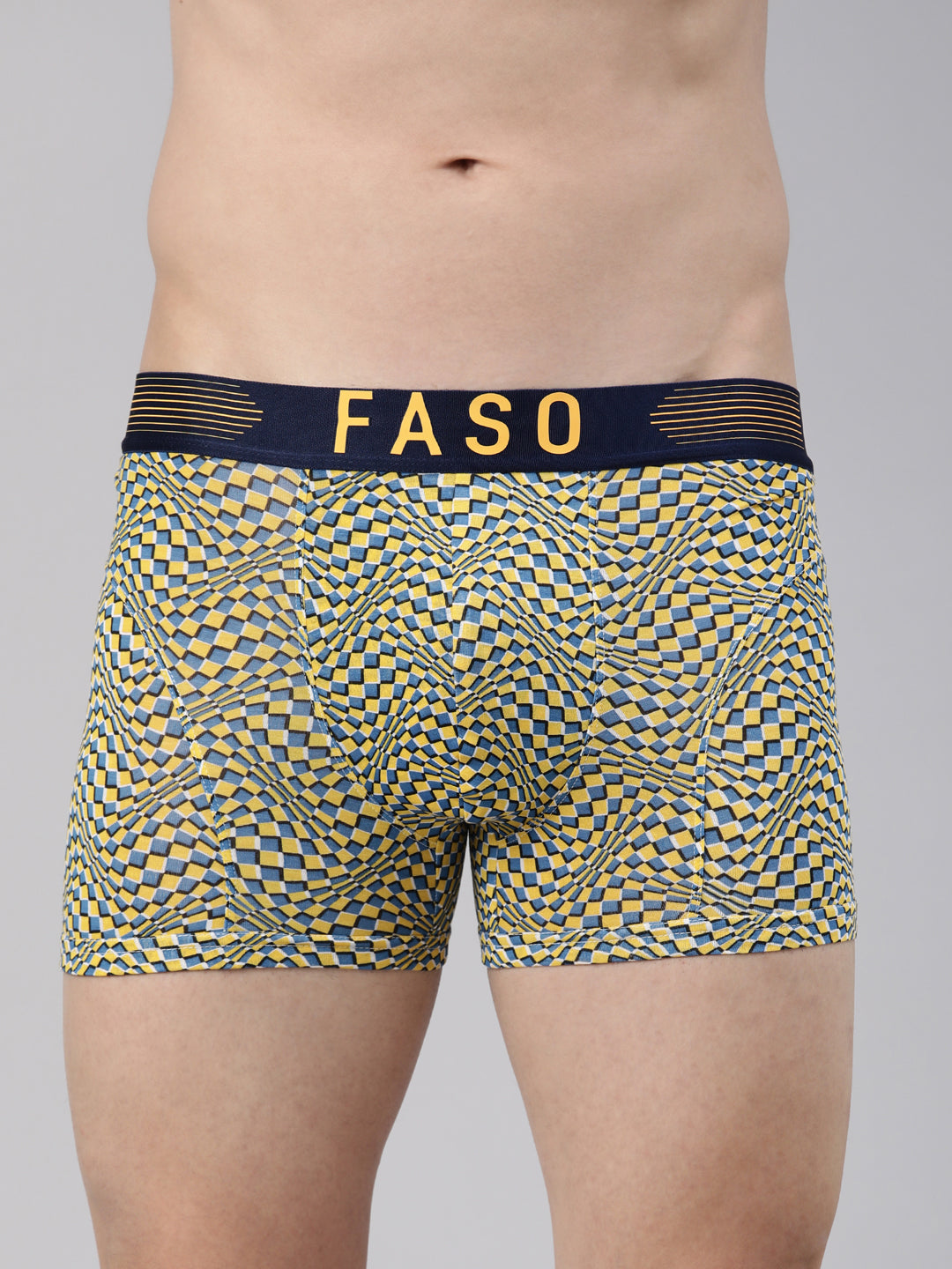 Faso Men's Premium Micro Modal Printed Trunk
