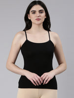 Faso Women's Cotton Stretch fabric Camisole