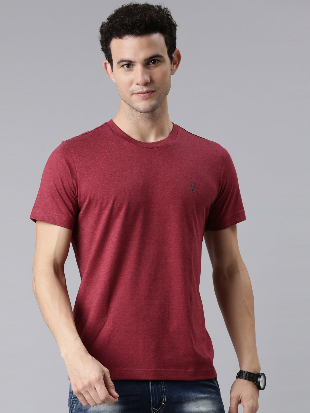 FASO Men’s Cotton Crew Neck Casual T-Shirt