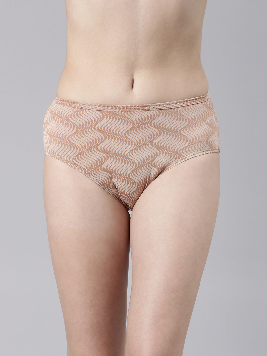 Faso Women's Premium Micro Modal Illusion Printer Hipster