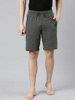 Faso Men's Cotton Side Seam Piping Bermuda Shorts