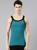 Faso Men's Cotton Racerback Color Vest