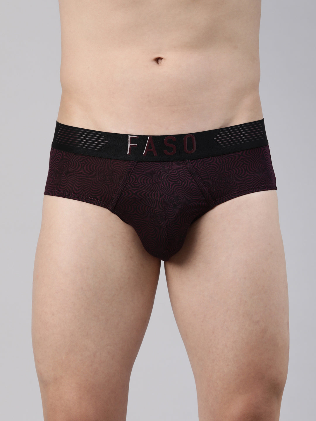 Faso Men's Premium Micro Modal Printed Brief