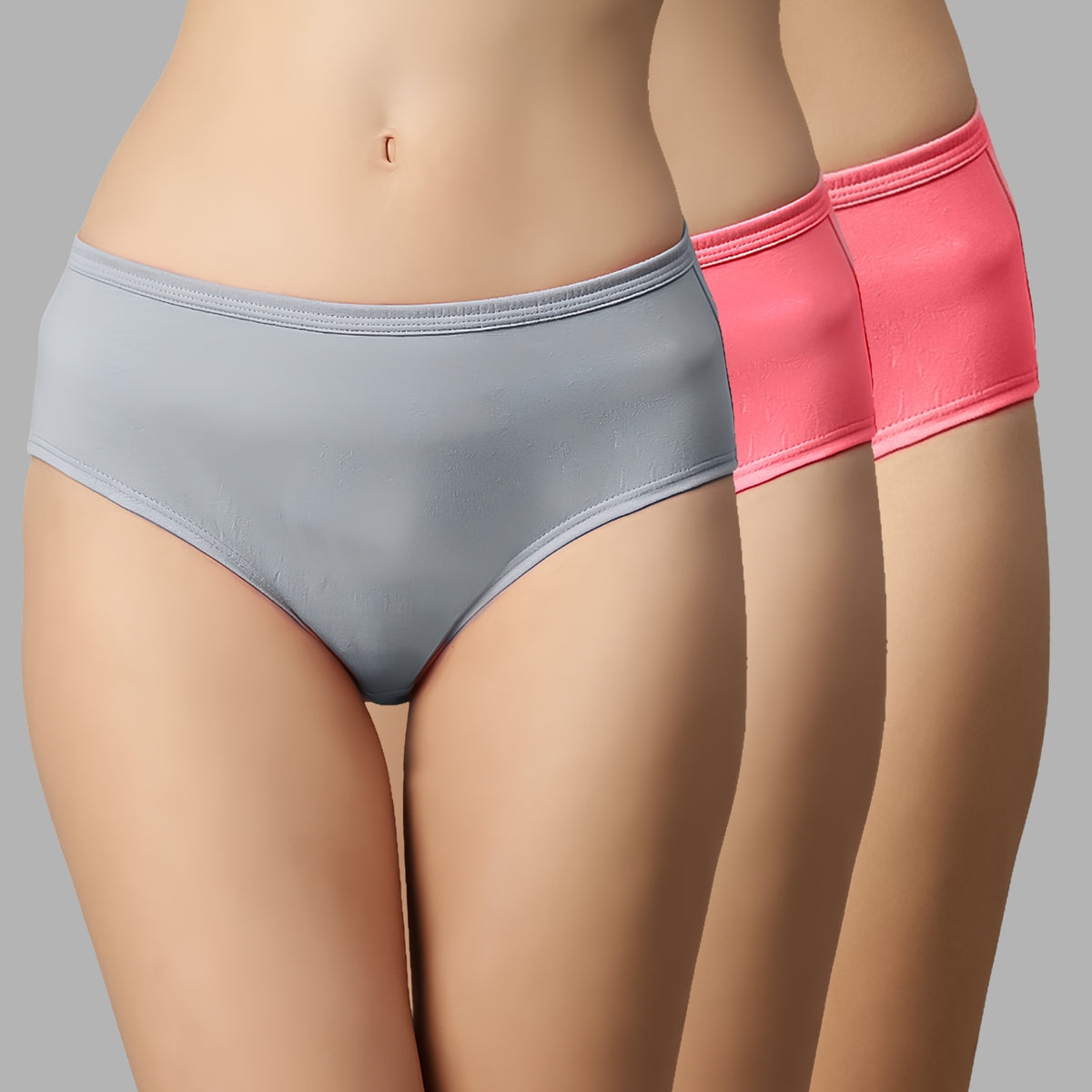 Faso Women's Cotton Inner Hipster (Pack of 3)