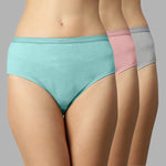 Faso Women's Outer Elastic Hipster (Pack of 3)
