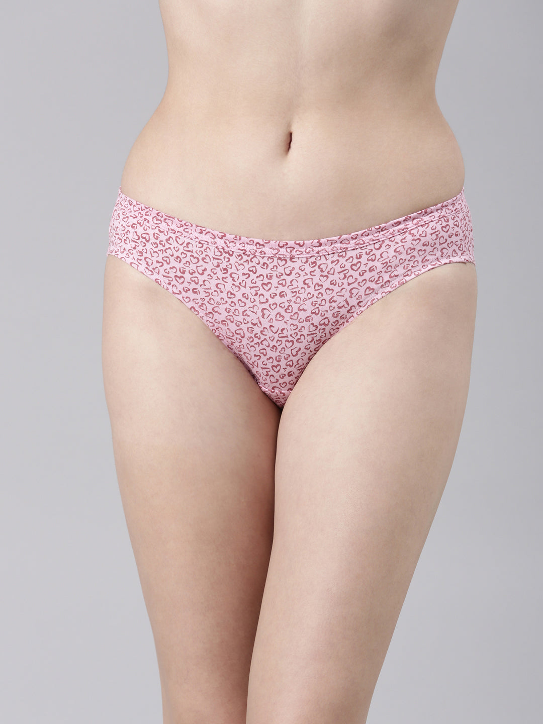 Faso Women's Cotton Inner Elastic Bikini (Pack of 2)