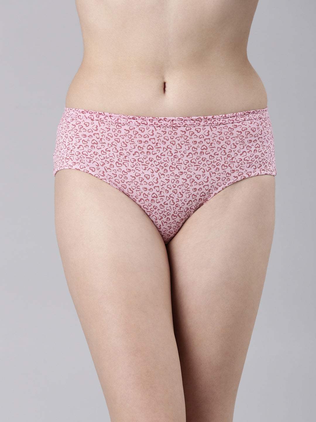 Faso Women's Cotton Inner Elastic Hipster (Pack of 2)