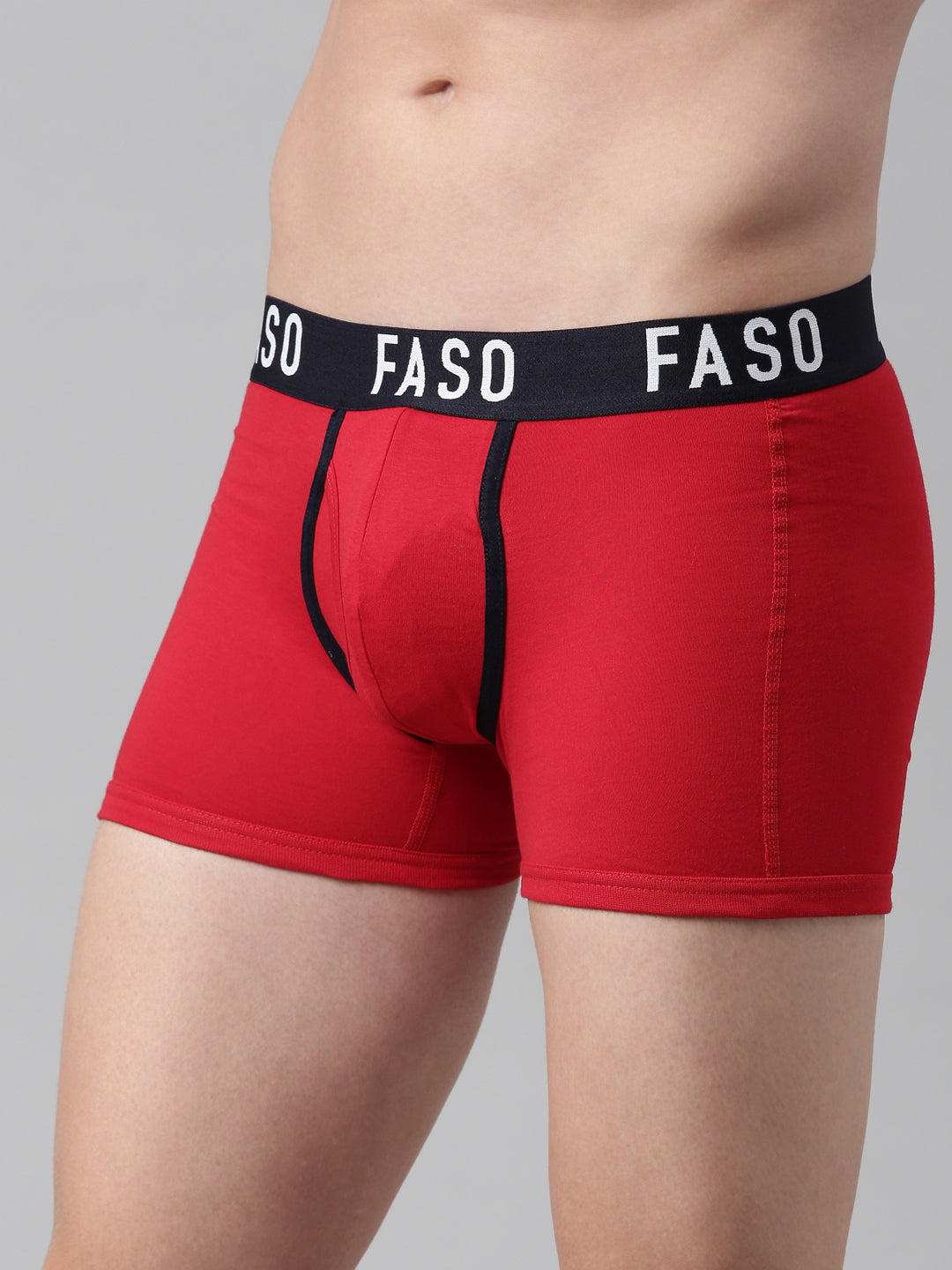 Faso Men's Premium Outer Elastic Trunk