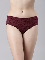 Faso Women's Cotton Inner Elastic Hipster (Pack of 2)