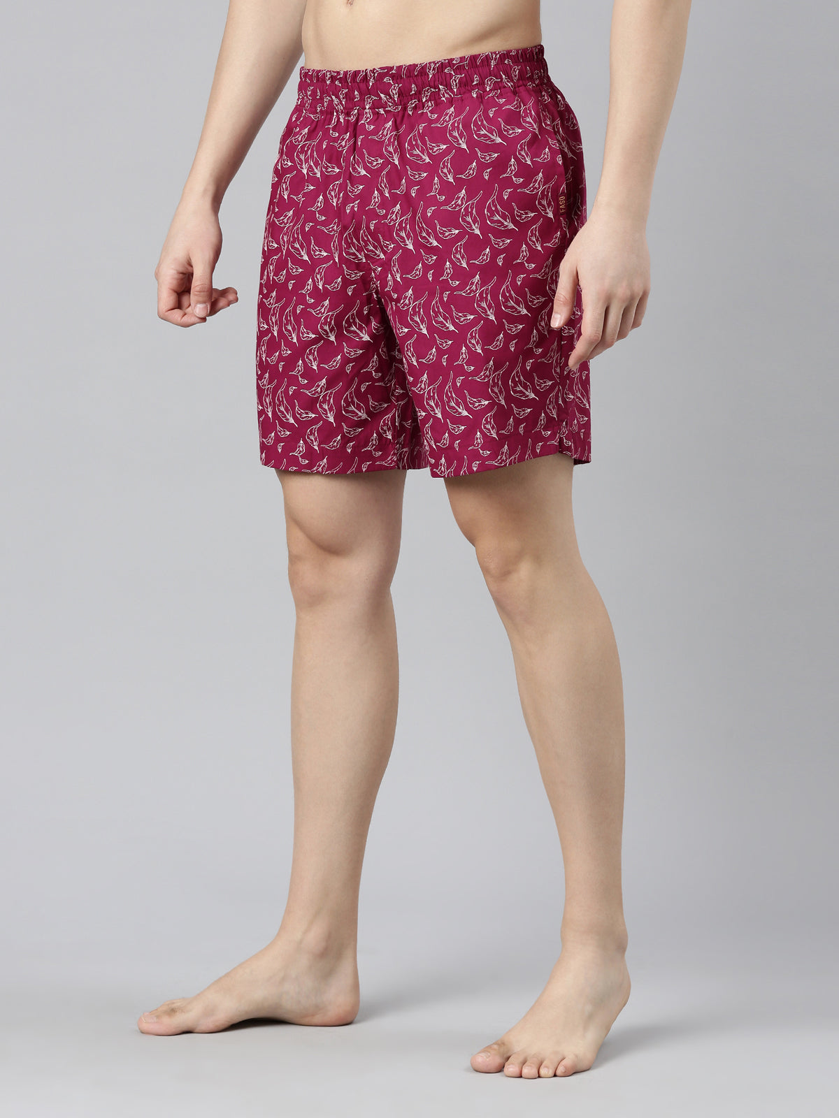 FASO Men’s Cotton Printed Shorts