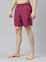 FASO Men’s Cotton Printed Shorts