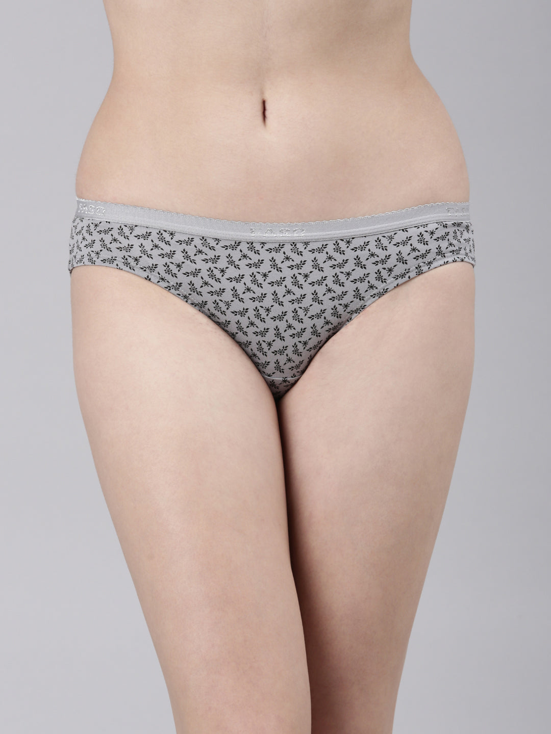 Faso Women's Cotton Outer Elastic Bikini (Pack of 2)