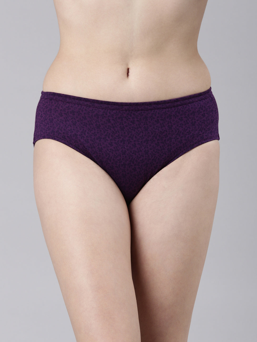 Faso Women's Cotton Inner Elastic Hipster (Pack of 2)