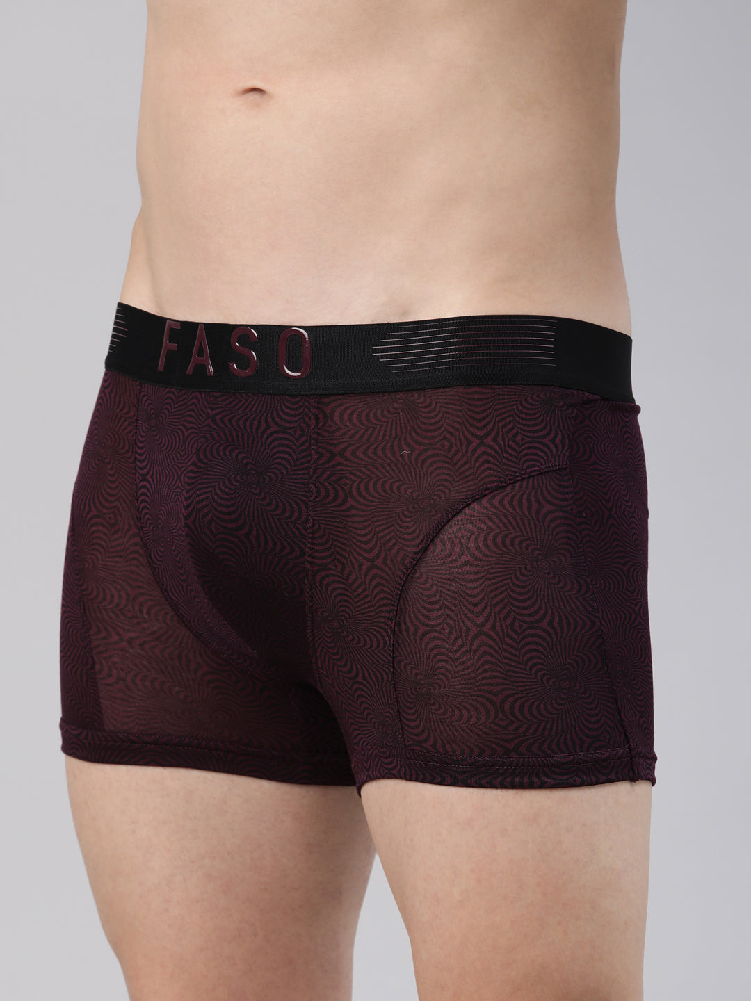 Faso Men's Premium Micro Modal Printed Trunk