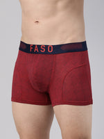 Faso Men's Premium Micro Modal Printed Trunk