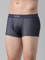 Faso Men's Cotton Denim Look Trunk