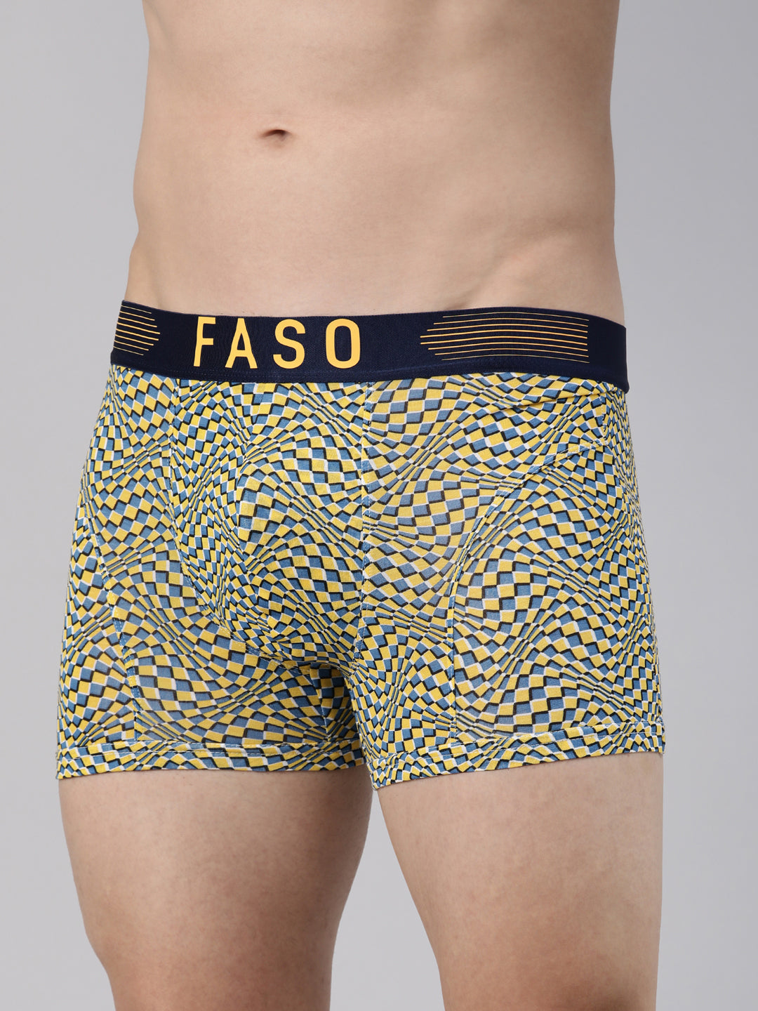 Faso Men's Premium Micro Modal Printed Trunk