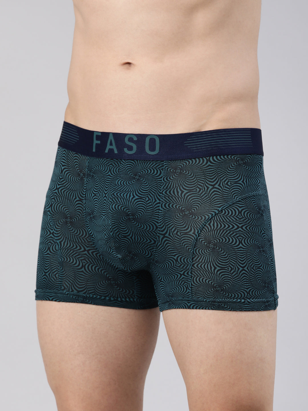 Faso Men's Premium Micro Modal Printed Trunk